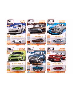 2024 Auto World 1/64 Diecast Model Cars Set A - 6 Pieces, Release 3