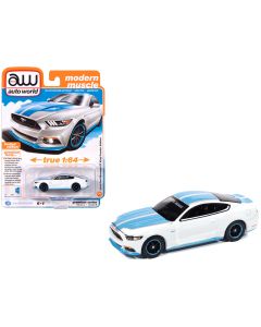 2016 Ford Mustang GT King Premier Edition Diecast Model Car 1/64 Oxford White