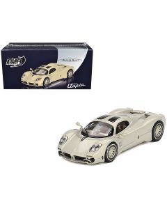 2023 Pagani Utopia 1/64 Diecast Model Car Grigio Rinascimento Silver BBR