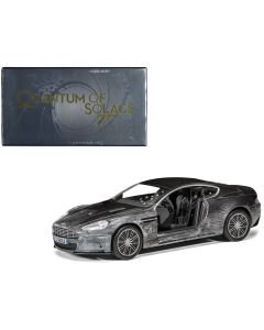 2008 Aston Martin DBS Diecast Model Car Gray Metallic James Bond 007 Quantum of Solace Corgi