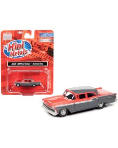 1959 Ford Fairlane HO Scale Model Car Geranium Pink & Gunsmoke Gray by Classic Metal Works