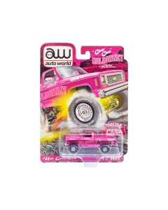 2022 Chevrolet Cheyenne 10 Pickup Truck Pink Cha Cha Diecast Model 1/64 Limited Edition