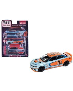 2021 Dodge Charger SRT Hellcat #01 Gulf Oil-MOPAR 1/64 Diecast Model Car Limited Edition