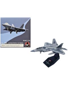 2005 Lockheed Martin F-22A Raptor Diecast Model 1/100 USAF 27th Fighter Squadron