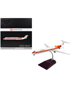 2023 McDonnell Douglas MD-81 Frontier Airlines Diecast Model 1/200 Gemini 200