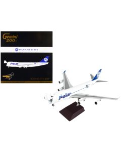 2004 Boeing 747-400F Polar Air Cargo Diecast Model 1/200 Gemini 200 Aircraft