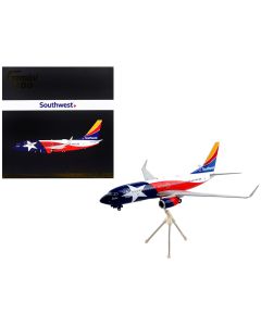 2023 Boeing 737-700 Southwest Airlines Lone Star One Texas Flag Diecast Model 1/200