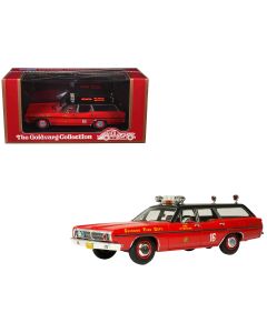 1970 Ford Galaxie Station Wagon Model Car, Chicago Fire Dept Chief, Limited Edition 1/43