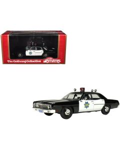 1970 Ford Custom Police Car San Francisco PD Black & White 1/43 Limited Edition Model