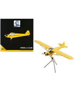 2023 Piper J-3 Cub Diecast Model Aircraft NC 38759 Yellow Black Stripes 1/72 GeminiJets