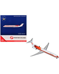 2023 McDonnell Douglas MD-81 Frontier Airlines 1/400 Diecast Model Aircraft by GeminiJets