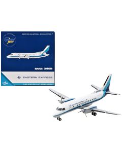 2023 Saab 340B Diecast Model Airplane N407BH Eastern Express 1/400 GeminiJets