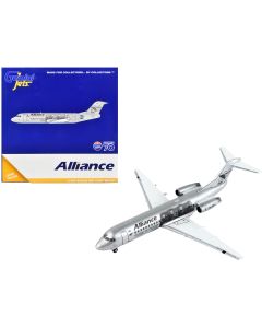 2023 Fokker F70 Diecast Model - Alliance Airlines 1/400 Scale Silver Aircraft