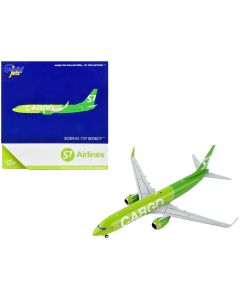 2023 Boeing 737-800BCF Diecast Model Airplane S7 Airlines Cargo 1/400 GeminiJets