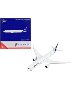 1/400 Diecast Model Airplane Boeing 787-9 LATAM Airlines White Blue Tail GeminiJets
