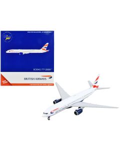2023 Boeing 777-200ER British Airways Diecast Model Airplane 1/400 Scale GeminiJets