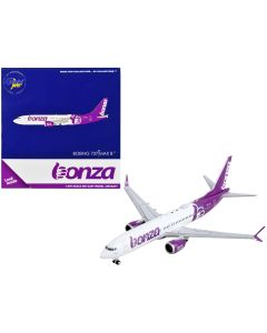2023 Boeing 737 MAX 8 Diecast Model Airplane - Bonza Aviation 1/400 Scale by GeminiJets