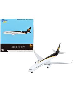 2023 Boeing 767-300F UPS Diecast Model Airplane 1/400 GeminiJets White/Brown Tail