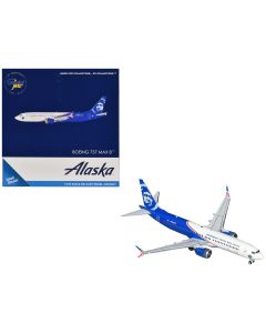 2019 Boeing 737 MAX 8 Alaska Airlines Diecast Model 1/400 N806AK GeminiJets