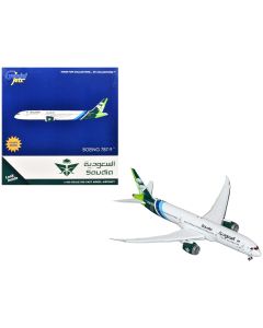 2019 Boeing 787-9 Saudia Airlines Diecast Model Airplane 1/400 Flaps Down