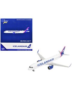 2023 Airbus A321neo Icelandair Diecast Model 1/400 Scale Airplane - GeminiJets