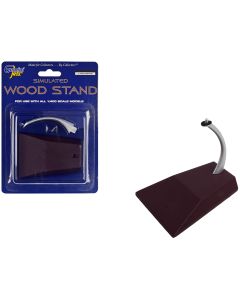 2023 GeminiJets 1/400 Scale Model Display Stand - Simulated Wood Showcase