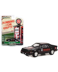 1982 Ford Mustang GT Black Texaco Diecast Model Car 1/64 Greenlight Series 15