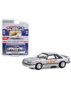 1982 Ford Mustang GT Silver Metallic Georgia State Patrol Hot Pursuit 1/64 Diecast