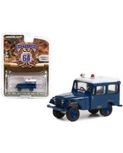 1971 Jeep DJ-5 U.S. Air Force Air Police Blue White Top 1/64 Diecast Greenlight