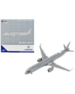 2023 Airbus A321neo Diecast Model - German Luftwaffe Gray 1/400 GeminiJets