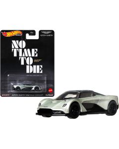 2021 Aston Martin Valhalla Diecast Model Car - Light Green Metallic, James Bond 007 No Time to Die