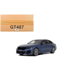 2023 BMW Alpina B5 Saloon 1/18 Model Car Blue Metallic GT Spirit