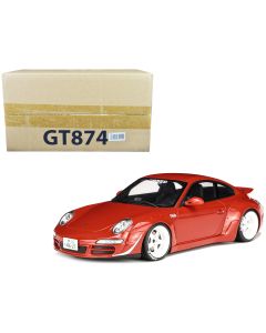 2021 Porsche 911 RWB AKA Phila Red 1/18 Scale Model Car by GT Spirit