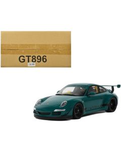 2021 RWB Bodykit Syunkashuto Green Black Stripes 1/18 Model Car GT Spirit