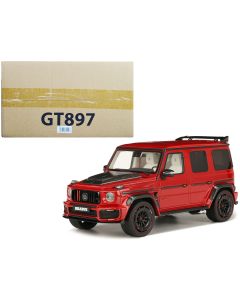 2022 Brabus 900 Rocket Edition 1/18 Model Car Red Carbon Hood GT Spirit