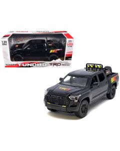 2023 Toyota Tundra TRD 4x4 Diecast Model Car Black Limited Edition 1/24 Scale