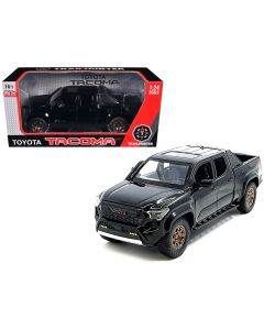 2024 Toyota Tacoma Trailhunter Edition Black 1/24 Diecast Model Pickup Truck