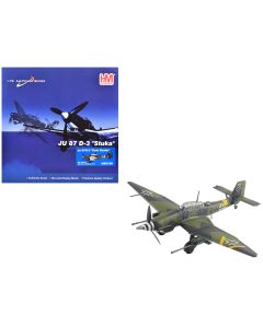 1944 Junkers Ju 87G-2 Stuka Tank Buster 1/72 Diecast Model by Hobby Master, Luftwaffe