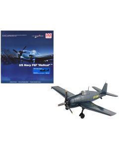 1946 Grumman F6F-5 Hellcat Fighter Aircraft 1/72 Diecast Model - Blue Angels Decals