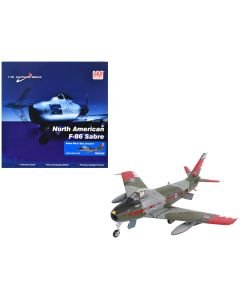 1956 Canadair Sabre Mk.6 Fighter Aircraft Diecast Model 1/72 RCAF Sky Lancers