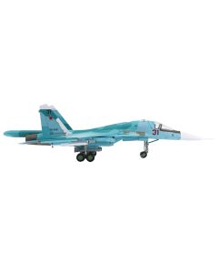 2022 Sukhoi Su-34 Fullback Fighter-Bomber 1/72 Diecast Model - Russian Air Force Battle for Kyiv