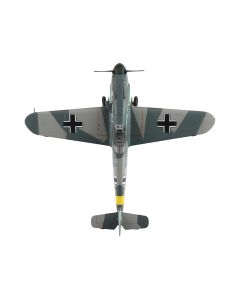 1942 Messerschmitt Bf 109F-2 Fighter Aircraft Diecast Model 1/48 Hobby Master Black 7