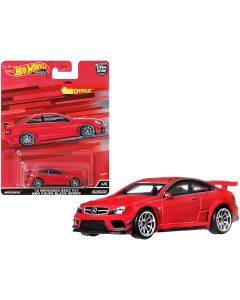 2012 Mercedes Benz C63 AMG Coupe Black Series Diecast Model Car Hot Wheels