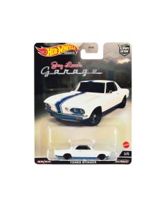 1966 Chevrolet Corvair Yenko Stinger Diecast Model Car White Blue Stripes Hot Wheels