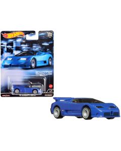 1994 Bugatti EB110 Blue Diecast Model Car - Hot Wheels Exotic Envy Series