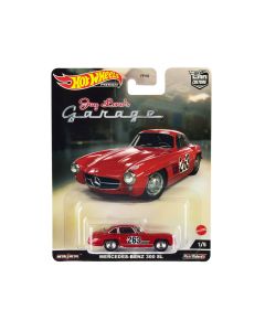 2023 Mercedes-Benz 300 SL #263 Red Diecast Model Car - Jay Leno's Garage by Hot Wheels