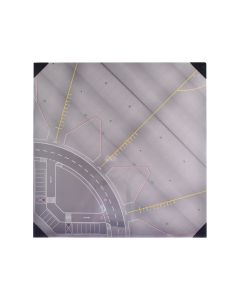 200 Scale Airport Apron/Tower Cardboard Ground Plates by Herpa - Model Accessories