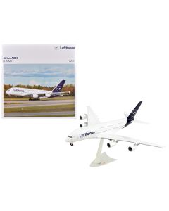2023 Airbus A380 Lufthansa Model - 1/200 Scale Plastic Airplane by Herpa