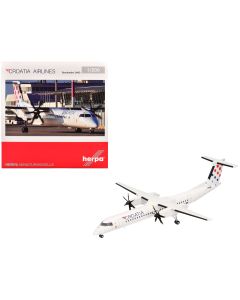 2023 Bombardier Q400 Diecast Model Airplane - Croatia Airlines 1/200 Scale Herpa