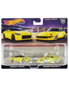 2021 Nissan Z Proto Yellow Black Top Diecast Model Car Hot Wheels  
Nissan Fairlady Z Yellow Car Culture Diecast Model Car Hot Wheels